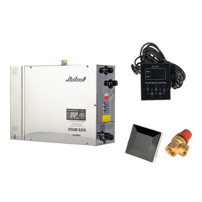 #ad 6KWSteam GeneratorMotorized Auto DrainStainless Steel TOUCH PANEL $313.65