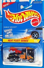 Hot Wheels 1997 Heat Fleet Series #540 Ramblin' Wrecker Black w/ 7SPs