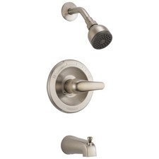Peerless Classic Single-Function Tub Shower Trim Kit Brushed Nickel