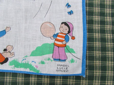 Vintage Taschentuch Kinder Child Kids R102 Mabel Lucie Attwell