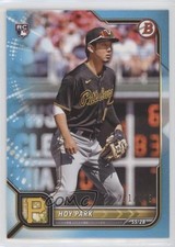 2022 Bowman Sky Blue Border 271/499 Hoy Park #96 uk2