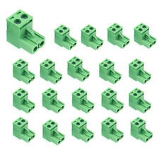 20 PCS 2 Pin 5.08Mm Pitch Pluggable PCB Screw Terminal Block Phoenix 8 Pin Plug