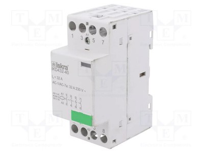 230VAC,220VDC 32A Schütz: 4-Richtung Installation IKD NO x4