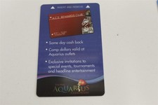 AQUARIUS CASINO RESORT ACE REWARDS CLUB ROOM KEY LAS VEGAS