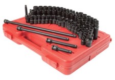 Sunex 3580 38 Inch Drive 80 Piece Master Impact Socket Set