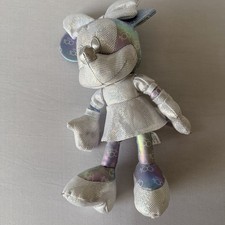 Disney 100 Minnie Mouse Iridescent Plush Stuffed Animal Small 6-14 in 1633KM01