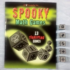 CB Products Inc Spooky Math Games Set (book and 5 dice)