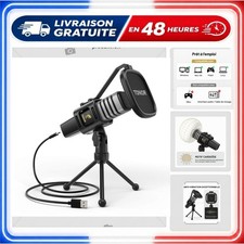 Microphone USB TONOR TC30 Condensateur Cardioïde Podcast Streaming