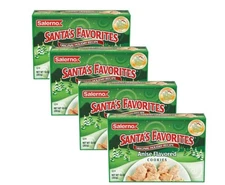 Salerno Santa's Favorites Anise Flavored Cookies 4 - 10 oz Boxes