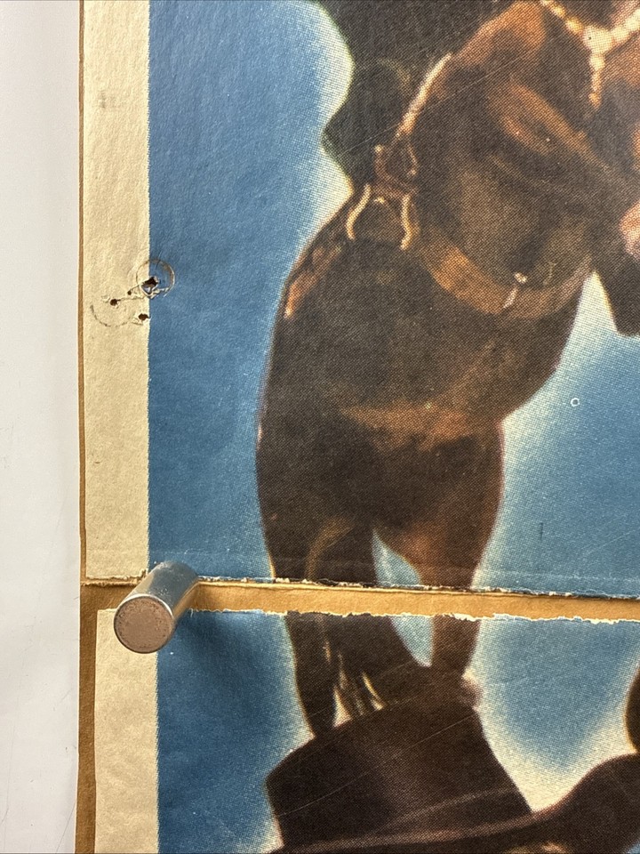 Movie One Ranger RAWHIDE RANGERS Movie Poster (Fair) 1SH 1941 26.25x40.25 Kraft Backed ...