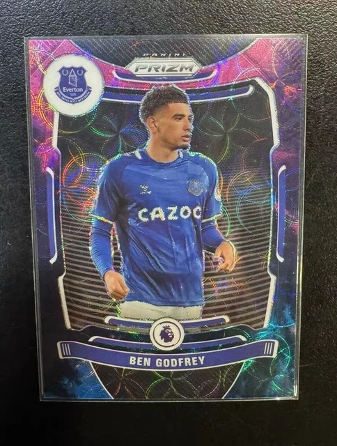 2021-22 Panini Prizm Premier League Ben Godfrey 1/1 Nebula Prizm Everton