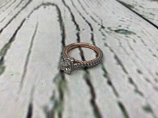 Sterling Silver Wedding Ring for Women 1.5ct Cubic Zirconia Engagement