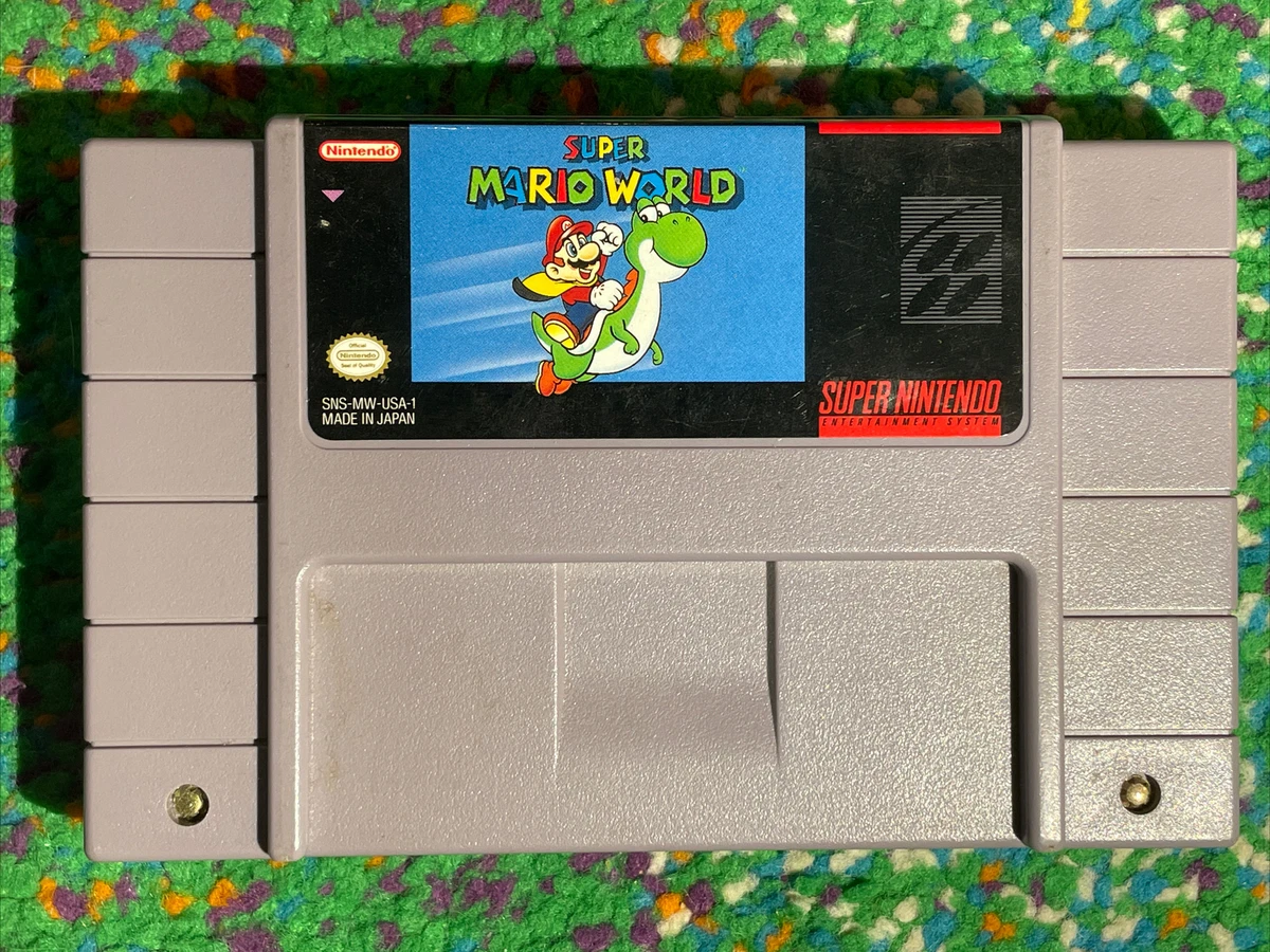 Buy Super Mario World SNES Super Nintendo - Original and Authentic