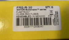 Lot Of 10, NEW Bussmann FRS-R-30,  Fuses RK5, 30A, 600v. New In Box , Lot of 10
