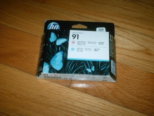 2019 GENUINE HP 91 Lt Magenta/Lt Cyan PRINTHEAD DESIGNJET Z6100 C9462A NEW SEALE