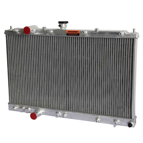 SPAWON Aluminum Radiator For Mitsubishi 1997-2002 Mirage 1.5L 1.8L L4 AT MT 2208 - Picture 3 of 8
