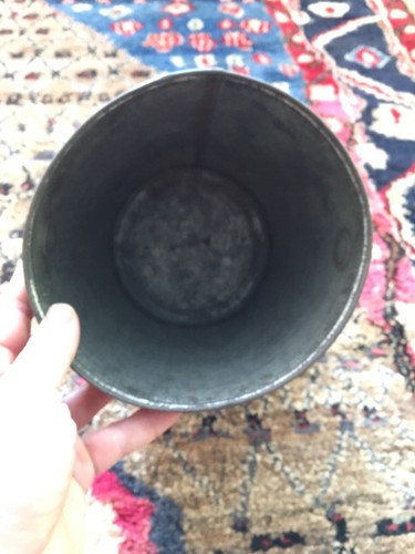 Vintage Industrial Rustic Morrell Pride Lamb Livers Bucket - Picture 3 of 7