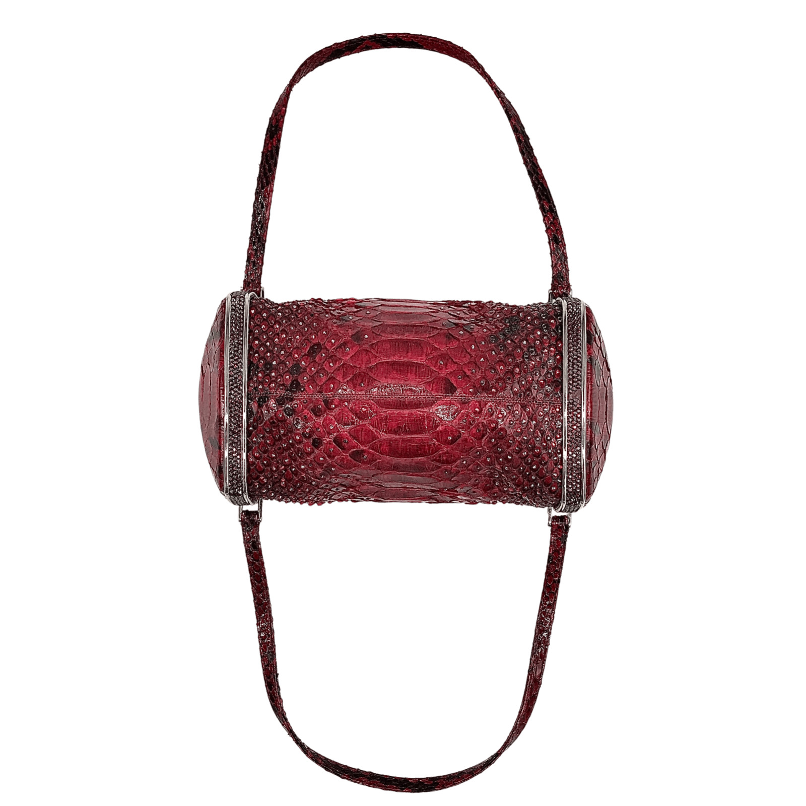 ❤️Judith Leiber Python Swarovski Crystal Handbag … - image 4