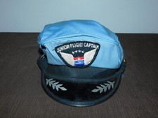 VINTAGE SOUVENIR AIRLINES UNITED JUNIOR FLIGHT CAPTAIN CHILDS HAT CAP