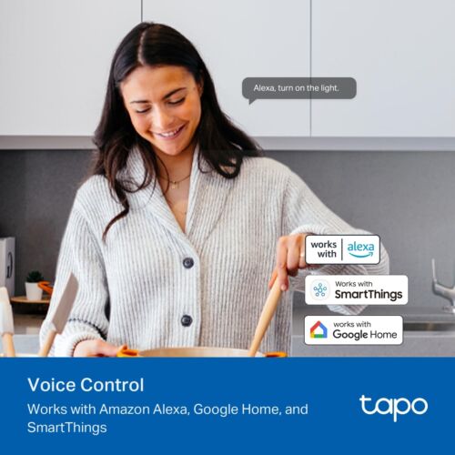 TP-Link Tapo Smart Lichtschalter, einpolig, Neutralkabel erforderlich, 2,4 GHz W... - Bild 3 von 6