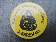 National Portrait Gallery London Pin Badge Button (L16B)