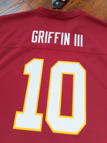 New Washington Redskins Robert Griffin III Youth Size L Large Stitch Nike Jersey - Picture 8 of 8