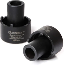 Powerbuilt Spindle Nut Socket, 4 Lug, 2-3/4-Inch Outer, Ford, Easy Removal of Sp