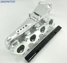 Billet Intake Manifold For S13 Sr20 Sr20det Fuel Rail 76mm Throttle Body Set Sil Billet Intake Manifold For S13 Sr20 Sr20det Fuel Rail 76mm Throttle Body Set Sil