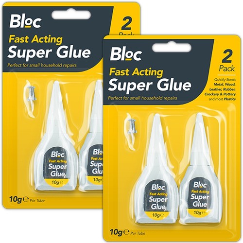 4x EXTRA STRONG SUPER GLUE Plastic Wood Metal Porcelain Break Repair