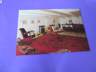 HMS Warrior, Captains Day Cabin, Royal Navy. Postkarte