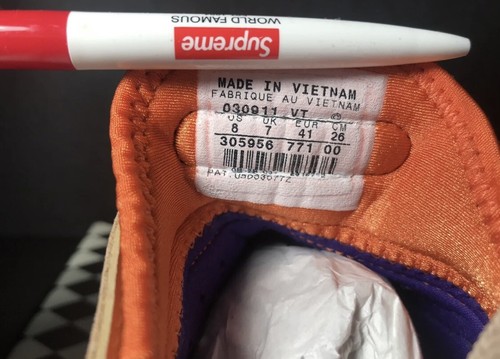 Nike Air Max 93 Mowabb UK 7 1993 marrone arancione viola 1 95 97 98 - Foto 7 di 8