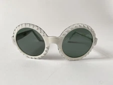 ⭕ 60s Vintage Circular saw Sunglasses : avant garde mikli cutler alain gross 70s