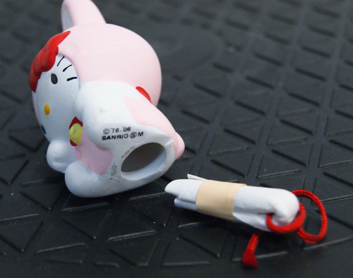Figura coniglio ceramica Hello Kitty Sanrio Omikuji Koubou serie Fortune venditore USA - Foto 6 di 8