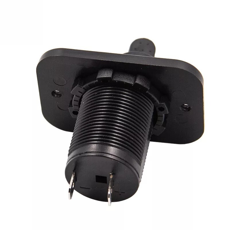 12v 24v Cigarette Lighter Socket Bracket Mounting Panel Boat Car Power