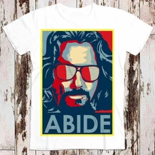 The Big Lebowski Tee The Dude Abide T Shirt 8637