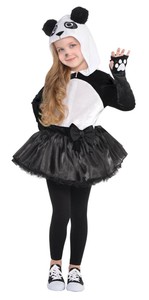 Panda Beauty Girls Toddler Cute Wild Animal Halloween Costume 3 4t 809801783613 Ebay
