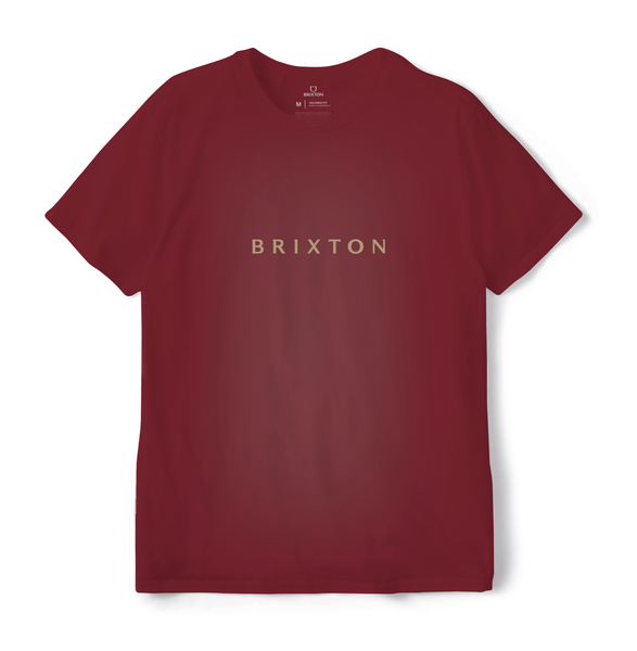 Brixton Alpha Line T-SHIRT Berry Gr: M Brixton Supply-image