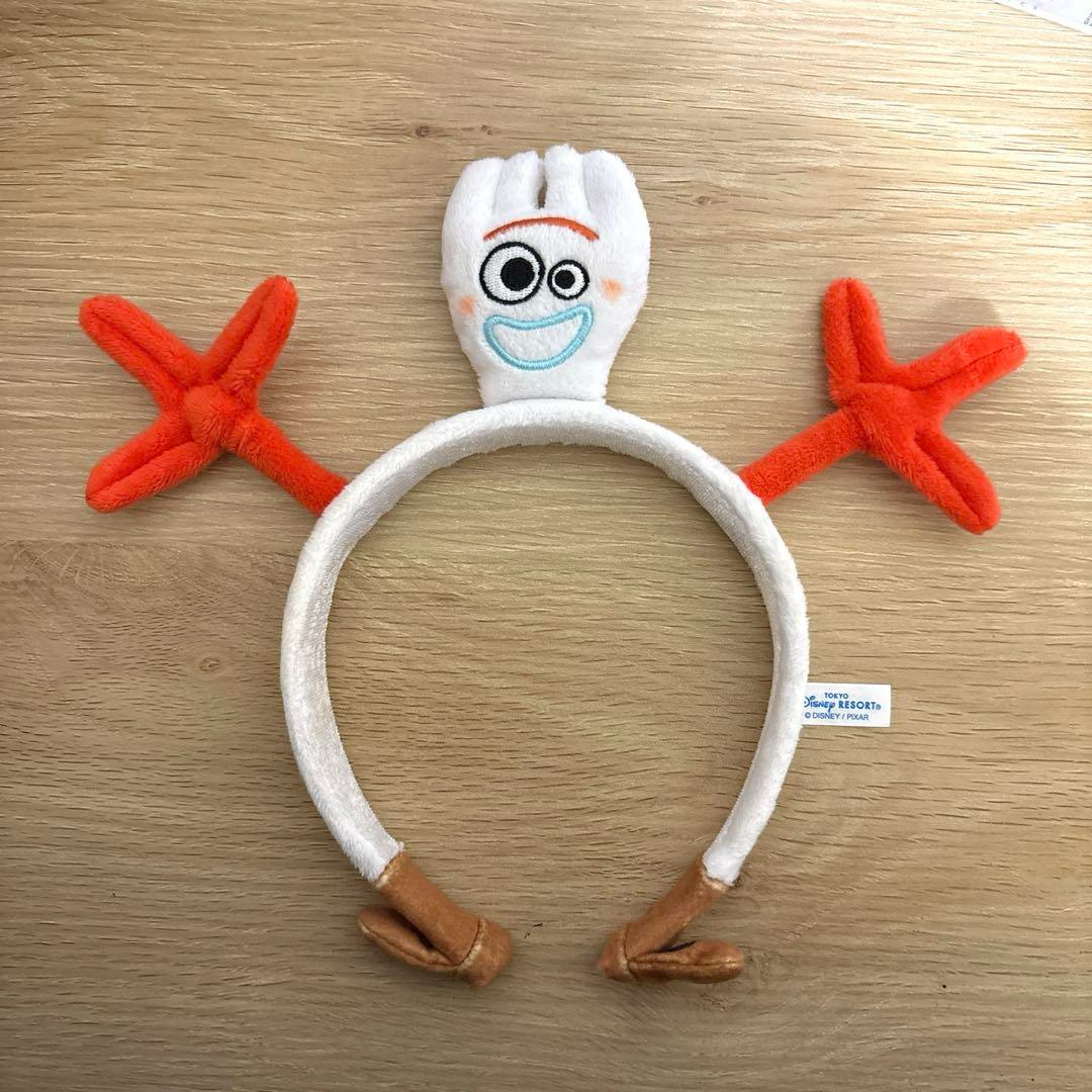 Disney White and Red Plush Forky Headband Toy Accessory Pre-Order main image 2