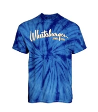 Whataburger Blue Tie Dye T Shirt Unisex Large (medium fit) NWT 100% Cotton 🍔