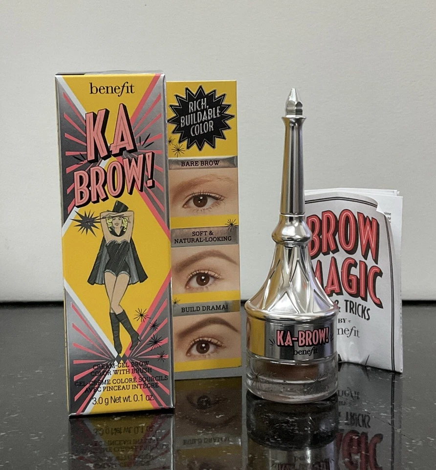 Crema de cejas Benefit Cosmetics Ka color de cejas con cepillo #3 0,1 OZ/3,0 g nueva en caja Foto 3 de 4