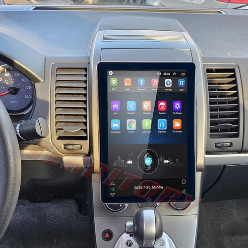 10.1" DOUBLE DIN ROTATED FOR 2007-2012 NISSAN SENTRA STEREO CARPLAY ANDROID AUTO - Picture 6 of 24