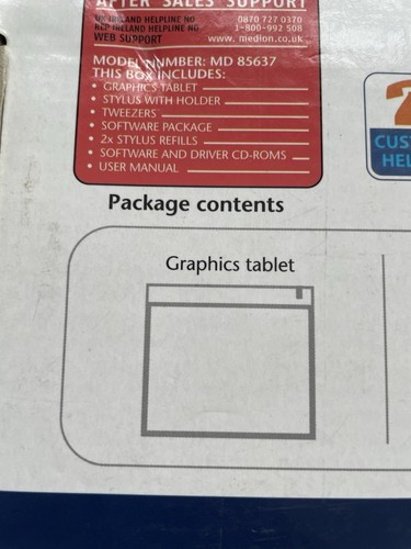 Tablette graphique Medion aubaine incomplète (manque le stylo ) - pièces détachées réparations - Photo 10/11