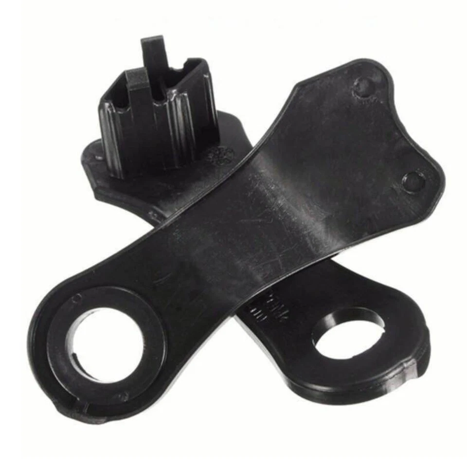 Black 2 Pairs Headlight Repair Brackets Clips For BMW E60 E61 2003-2010 Halogen - Image 2 of 4