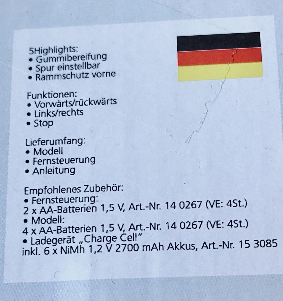 Jamara RC Flint Buggy 1:14 27 MHz Offroad-Fahrzeug für rasanten Fahrspaß - Bild 3 von 3