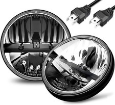 DOT Approved 7 round led headlights Hi/Low Sealed Heam Compatible with Wrangler