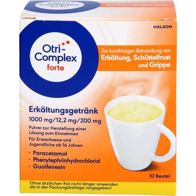 OTRICOMPLEX forte Erkältungsgetränk1000/12,2/200mg 10 St  PZN19077809