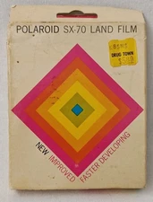 New Sealed Polaroid SX-70 Color Film for all SX-70 Cameras 8 Photos Expired 