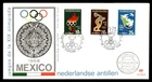 Mayfairstamps Netherlands FDC 1968 Olympic Games Mexico First Day Cover aaw_5345