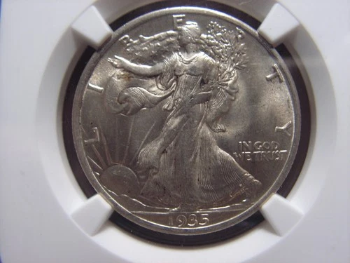1935 - P Walking Liberty Half Dollar. NGC MS 63.
