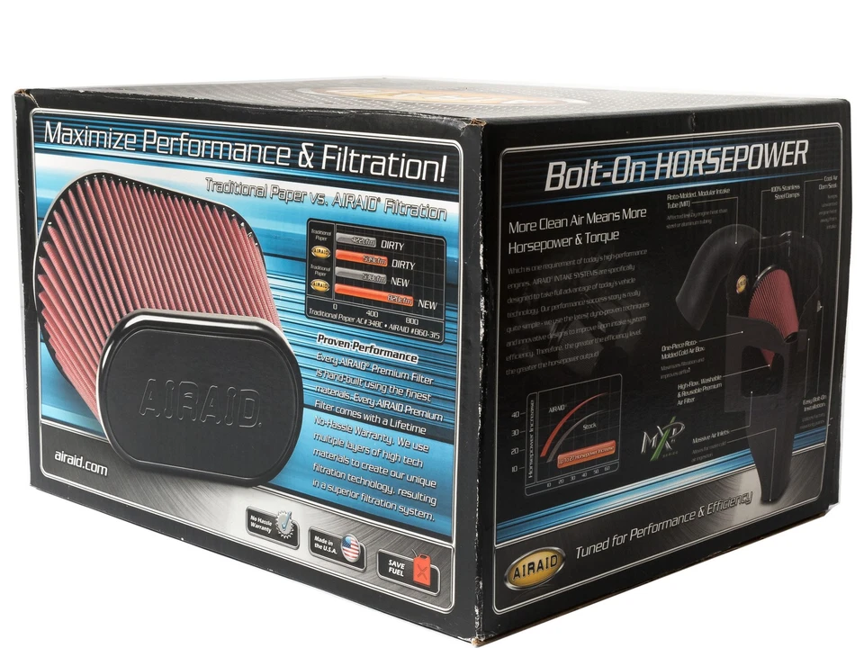 Airaid High Performance Air Intake System Fits 1997-04 Jeep TJ 4.0L Part 310-110 - Image 2 of 4